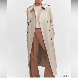MANGO PREMIUM
Waterproof double-breasted trench coat